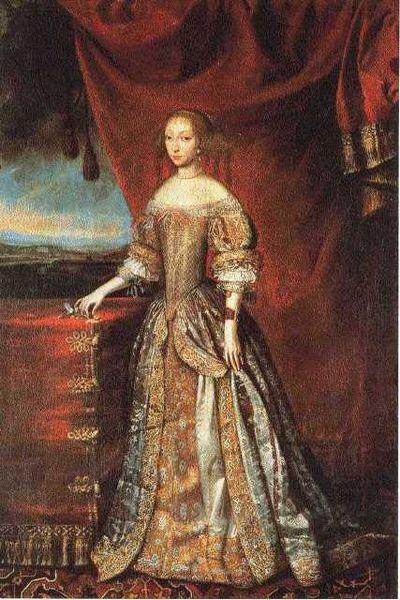 unknow artist Portrait of Charlotte Amalie von Hessen-Kassel oil painting image